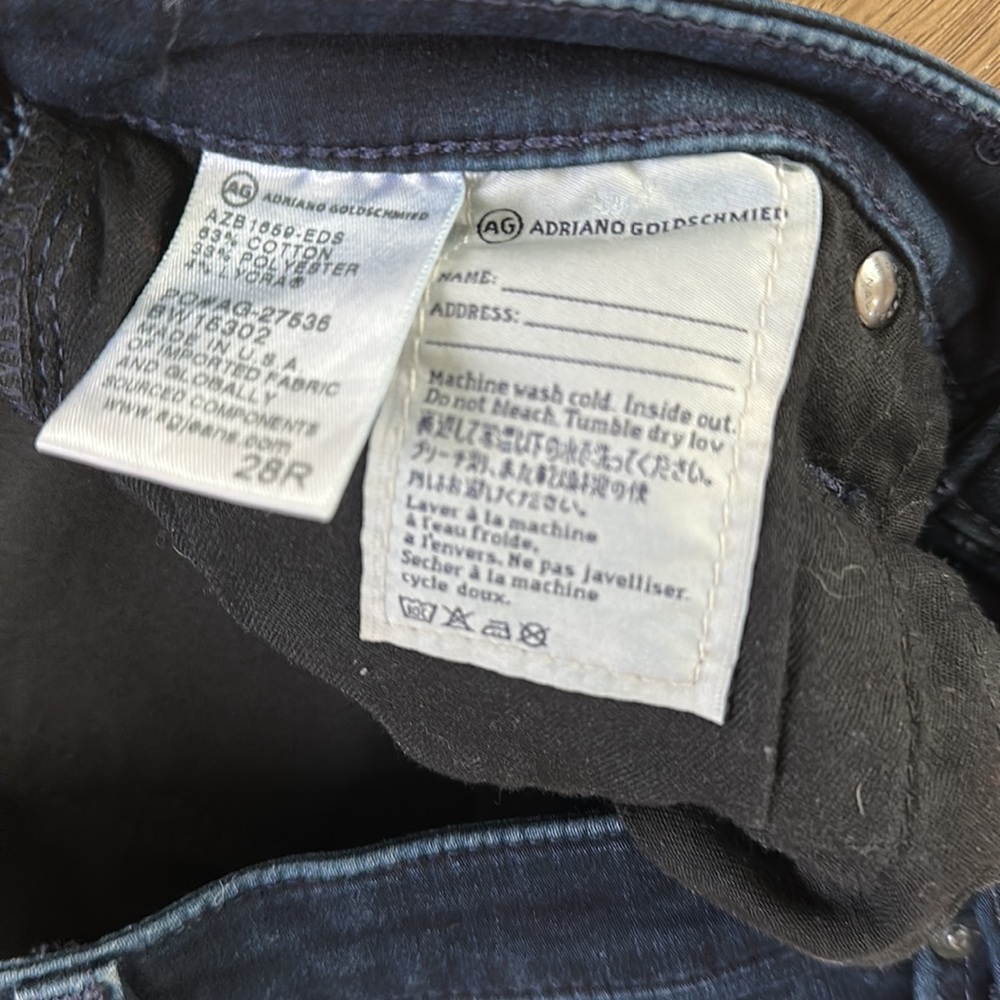 AG Adriano Goldschmied Cropped Stacy Jeans Boot Cut - Picture 6 of 8